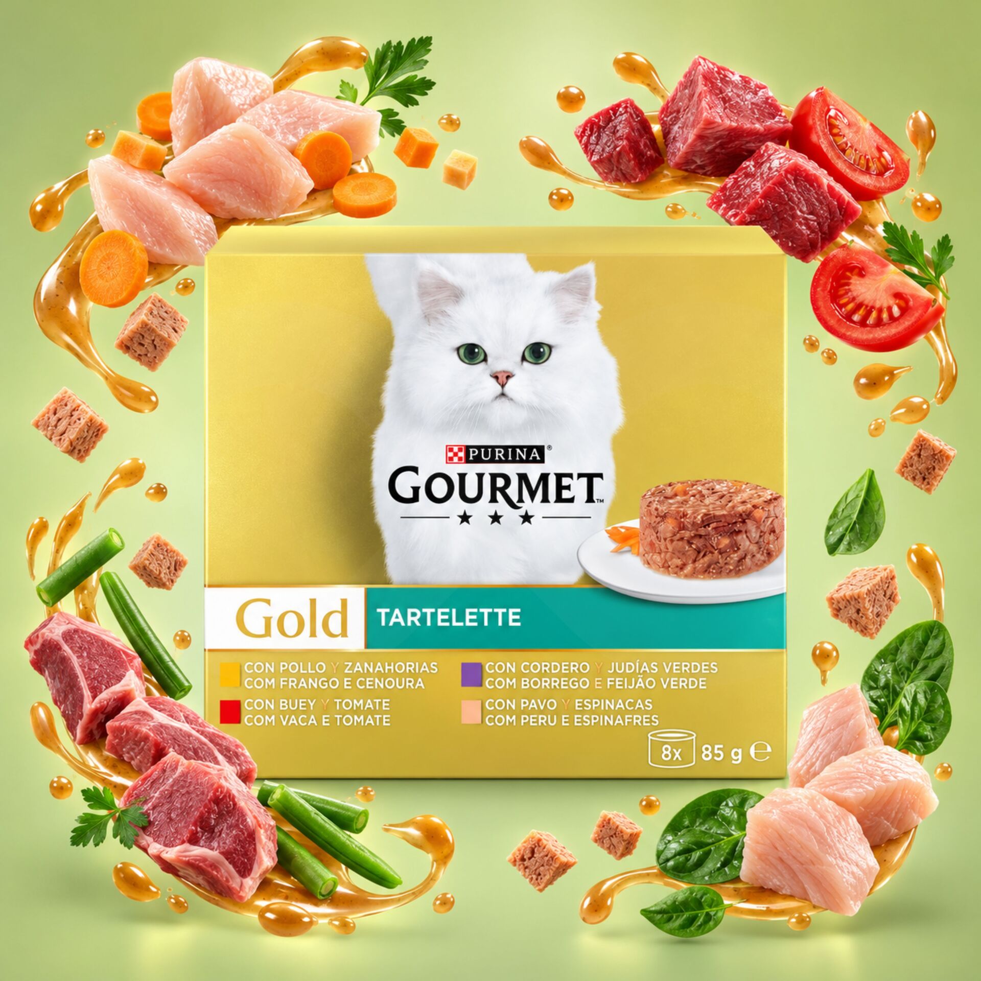 PURINA® Gourmet Gold Mix di Tortine 680g