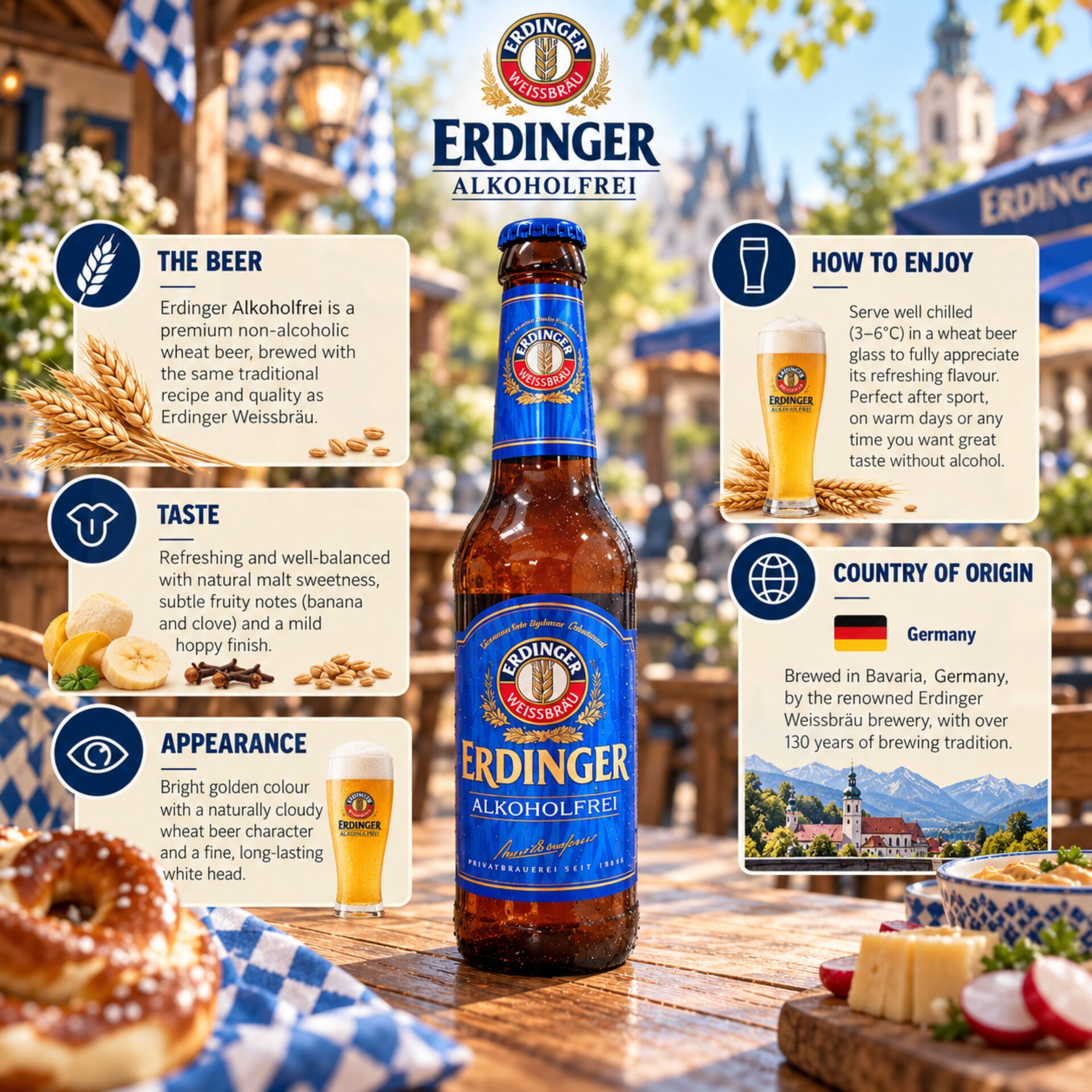 ERDINGER Alkoholfrei (Zero Alcool) 330ml