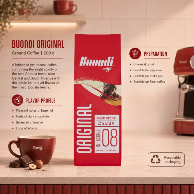 BUONDI® Café Moído Original 200g