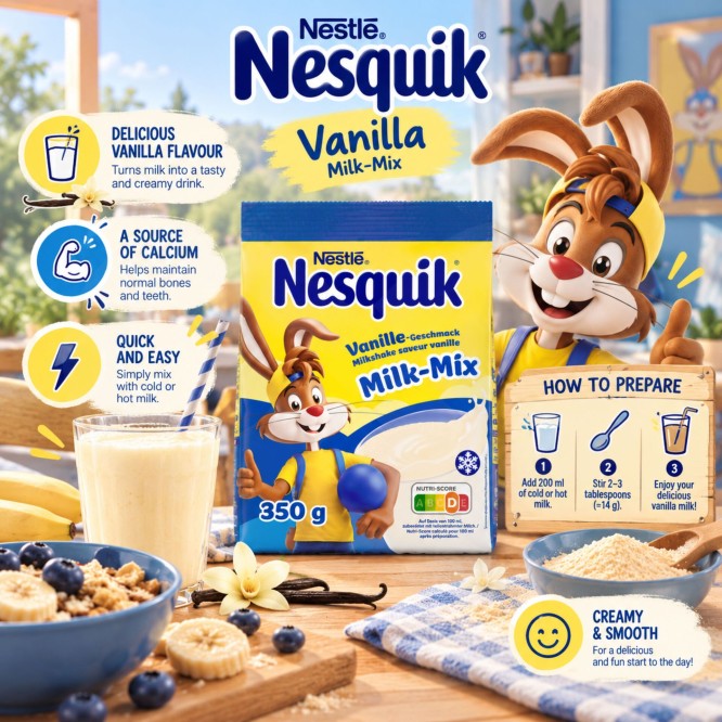 NESQUIK® Milk-Mix Vanilla 350g