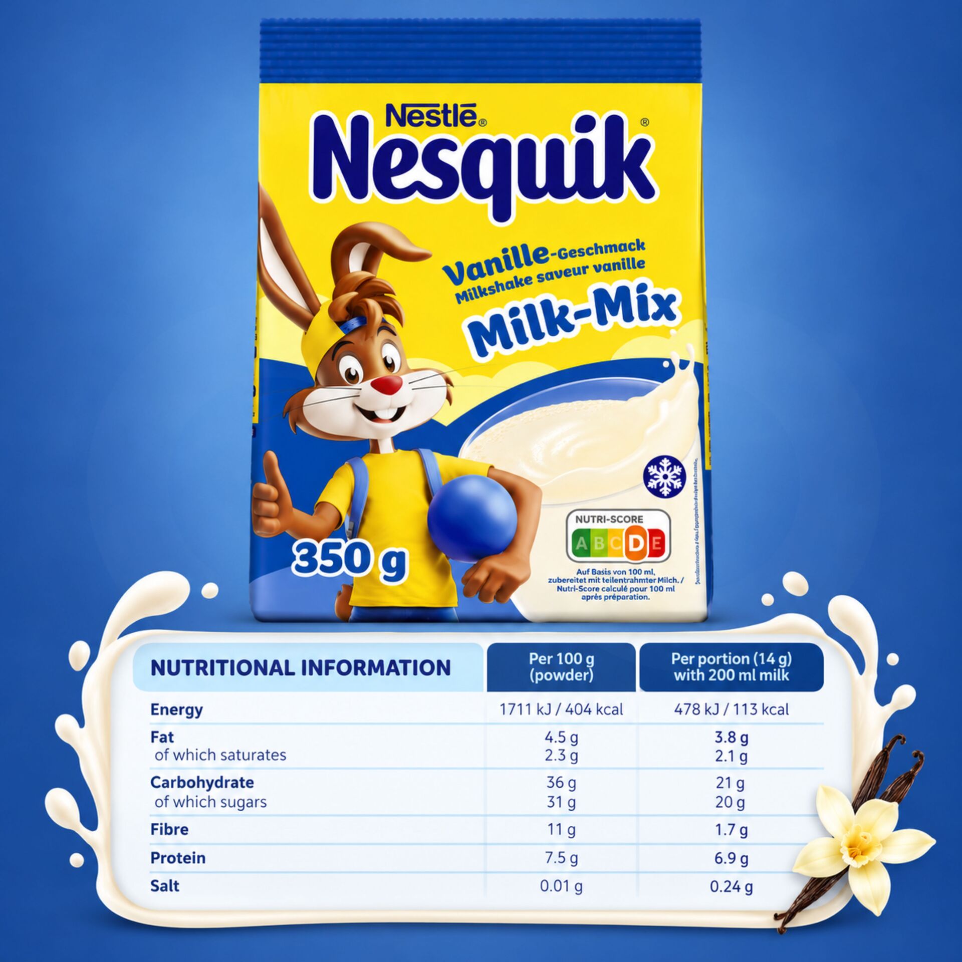 NESQUIK® Milk-Mix Vanilla 350g