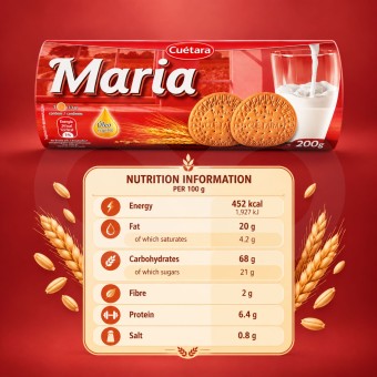 CUÉTARA® Biscuits Maria 200g