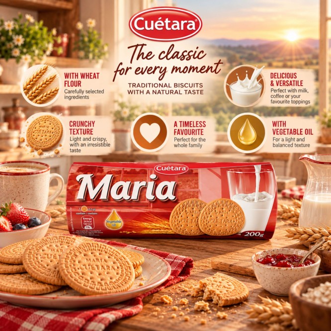 CUÉTARAź Herbatniki Maria 200g