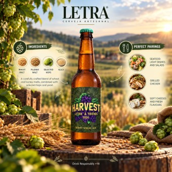 LETRA® Harvest & Friends 2026 Bière 330ml