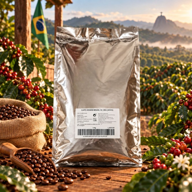DELTA CAFÉS® Brazil Café em Grão 3kg