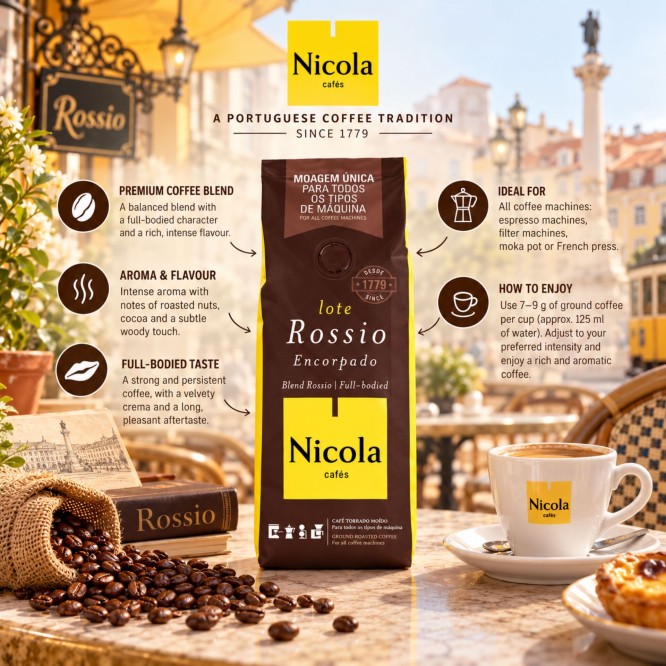 NICOLA� Gemahlener Kaffee Rossio Vollmundig 250g