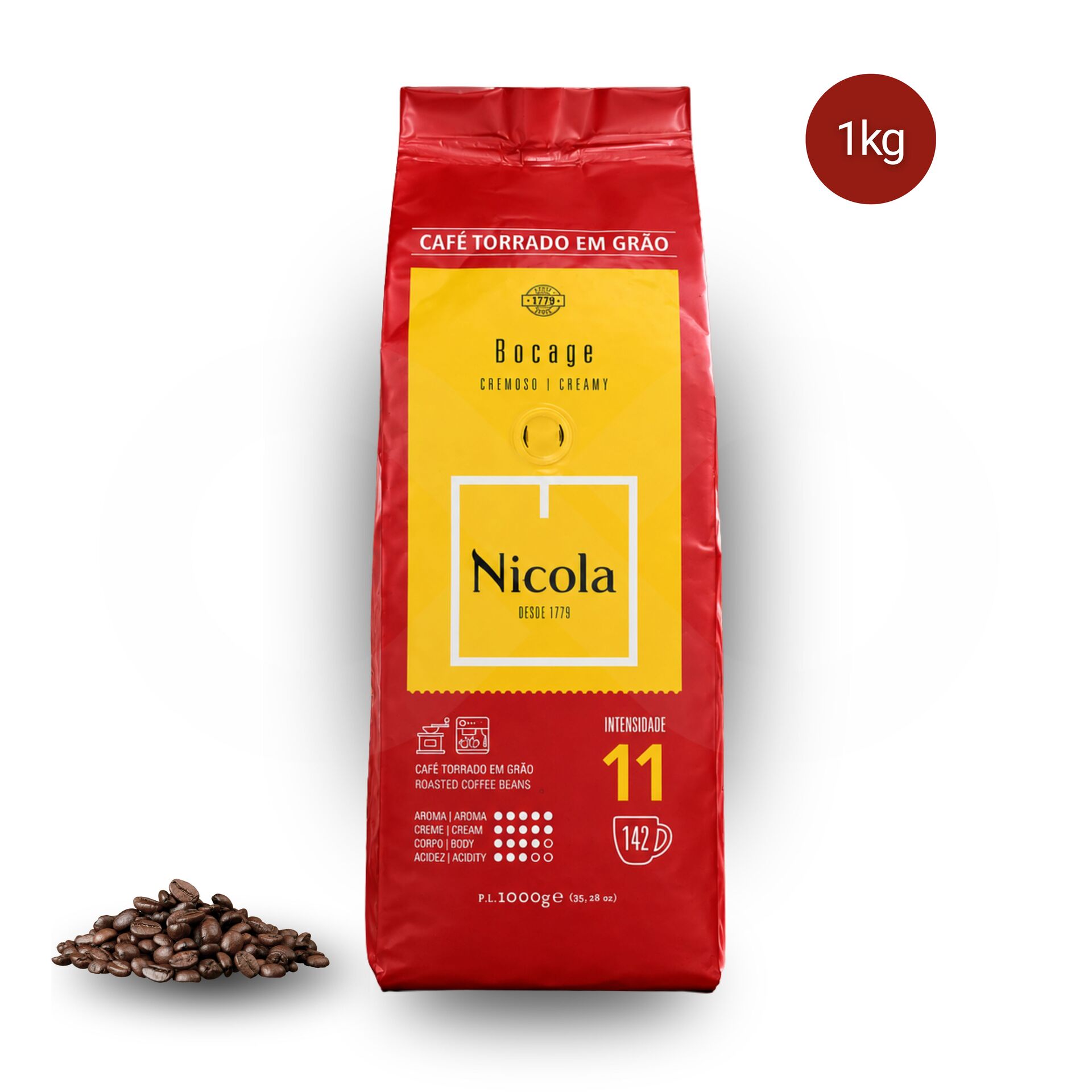 NICOLA® Café en Grano Bocage 1kg
