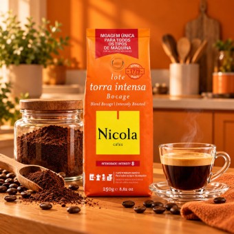 NICOLA� Caf� Moulu Bocage Torr�faction Intense 250g