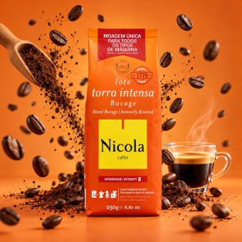 NICOLA� Caff� Macinato Bocage Tostatura Intensa 250g